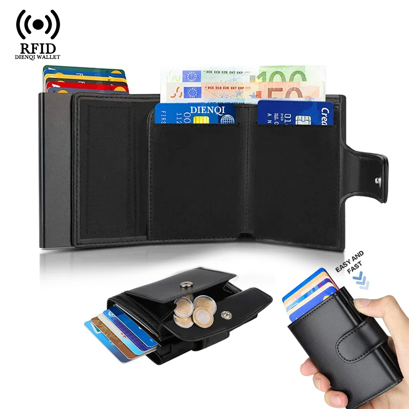 Card Top Loader - Metal Kartlık RFID Kredi Kartı Tutucu