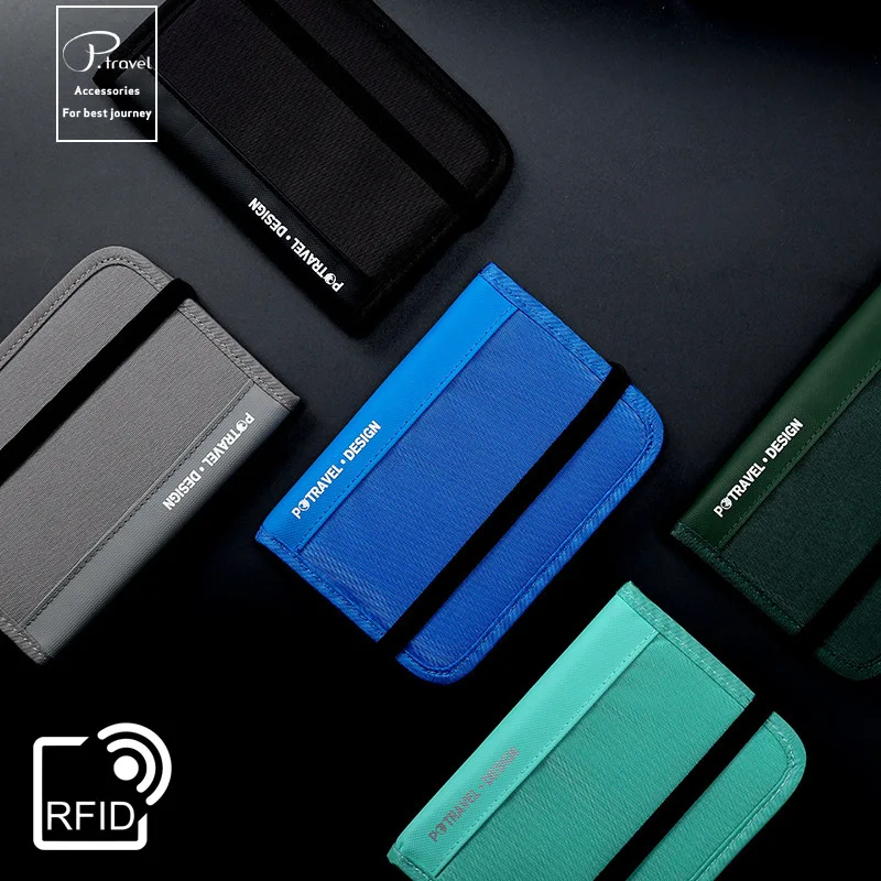 Card Top Loader - RFID Seyahat Cüzdanı Pasaport Tutucu Kredi