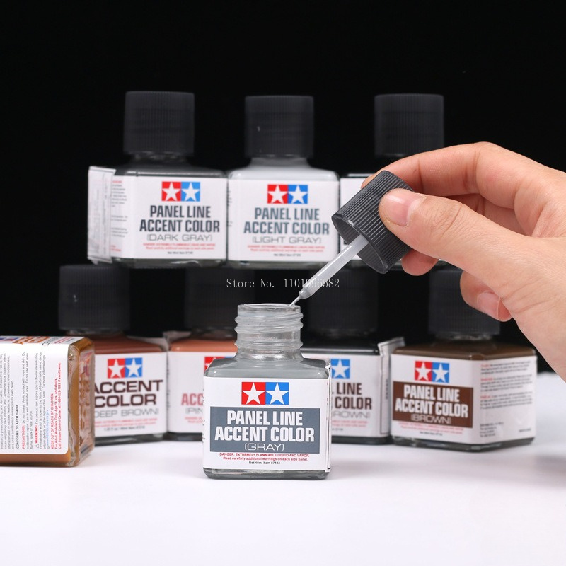 Tamiya Model Paint Set - 40 ml Panel Hattı Vurgu Rengi