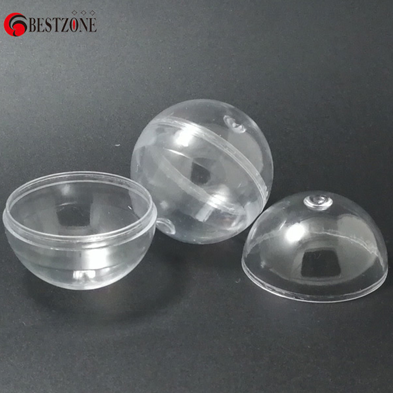 Capsule Toy Gashapon - 100 Adet/Lot Çap 40MM Şeffaf Boş