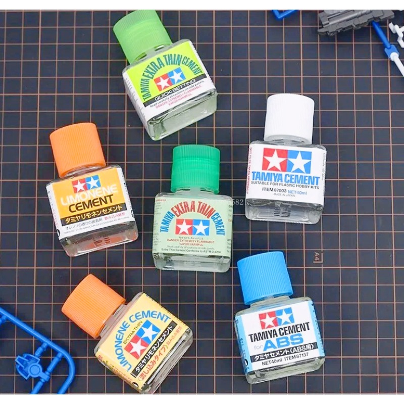 Tamiya Model Paint Set - 40ml Model Yapıştırıcı 87003/87038/87134/87182 Akışlı Dikiş