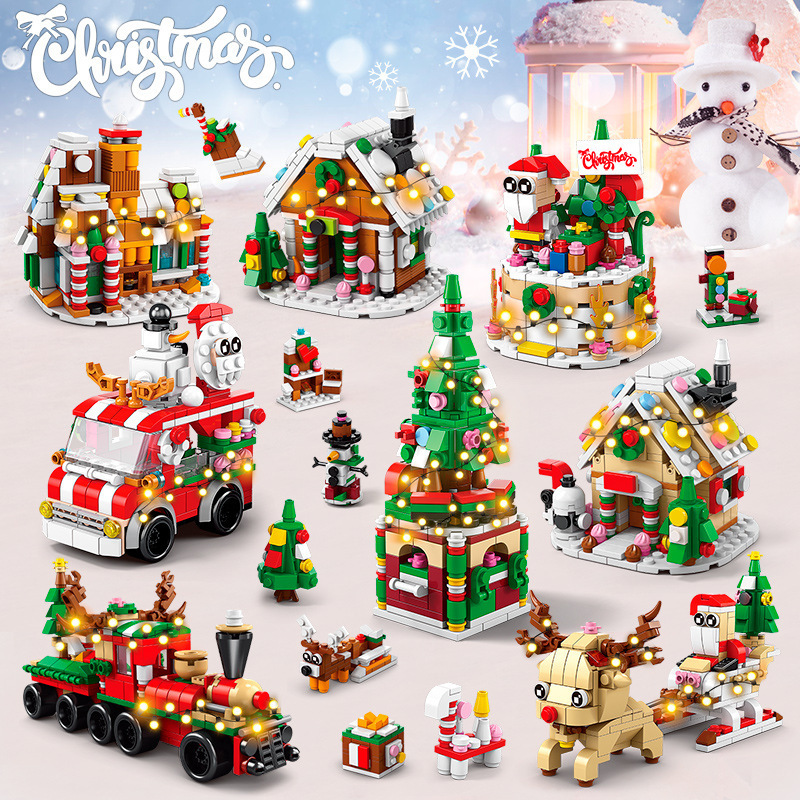 Lego Set Creator - Yaratıcı Şehir Kış Köyü Noel Baba