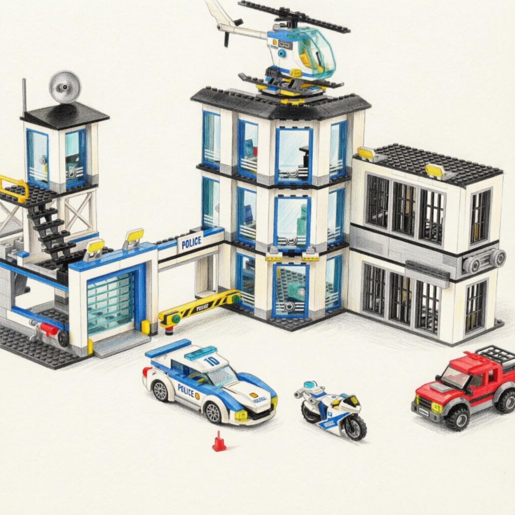 Özel Polis Karakolu Askeri Bin - Lego Set Creator incelemesi ve fiyatı