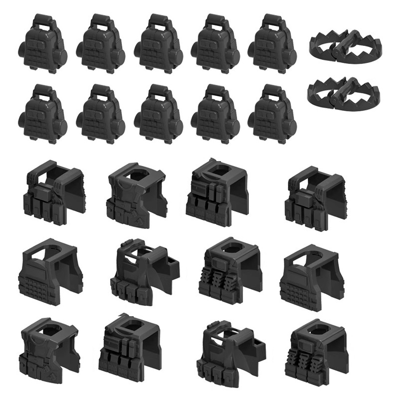 MOC Askeri Zırh Taktik Yelek S - Lego Minifigure Holder incelemesi ve fiyatı